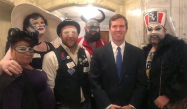 Key Dem Candidate Under Fire for Photo with ‘Anti-Catholic Hate Group’